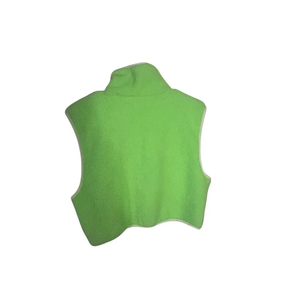 Free People Movement Hit The Slopes Green Sherpa Fleece Vest XS NEW W/TAGS! - Picture 3 of 6